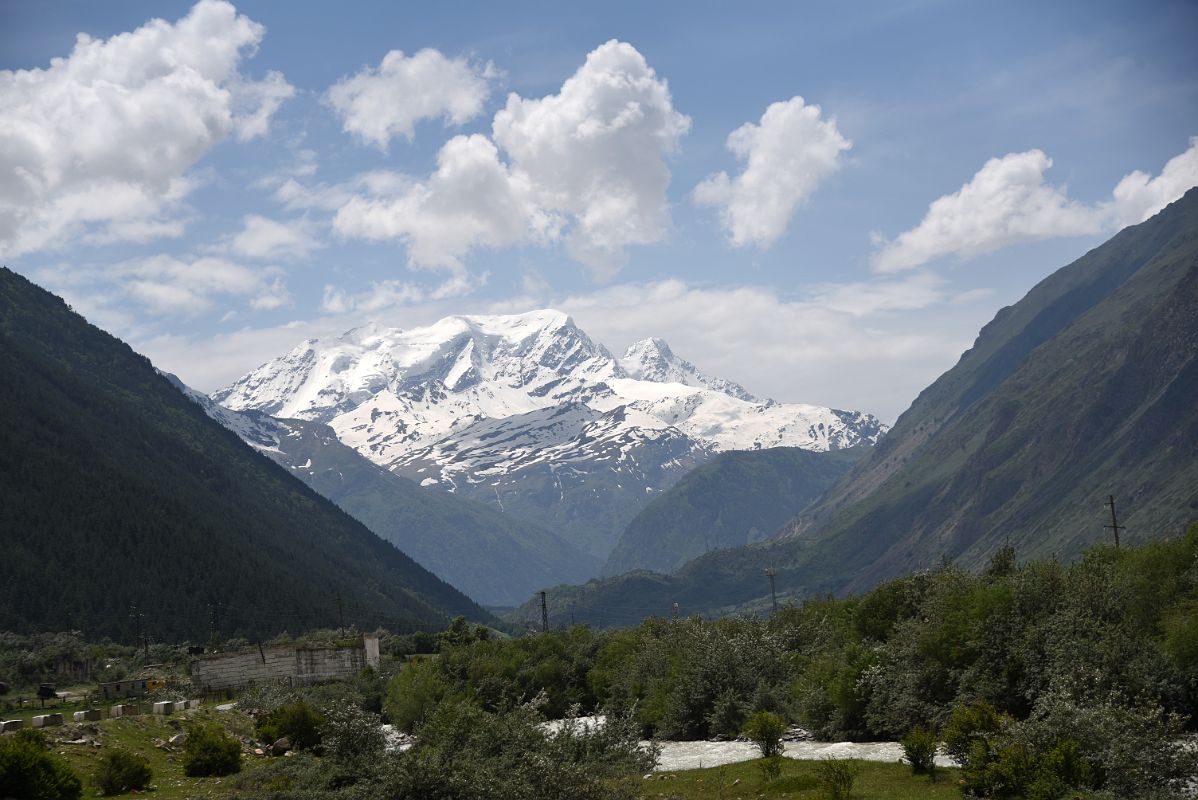 04A Donguz-Orun Was The First Mountain To Come Into View Driving To Terskol And The Mount Elbrus Climb